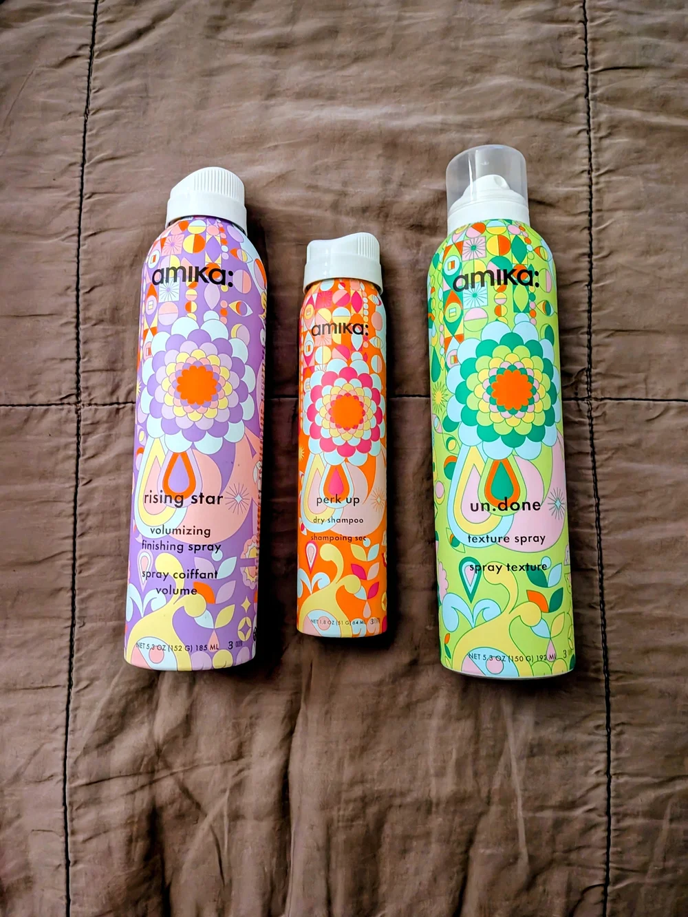 amika big mood volumizing styling set | gift set for touchable volume + texture